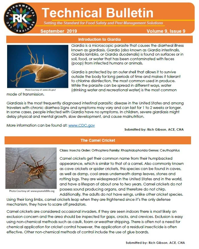 RK September 2019 Technical Bulletin