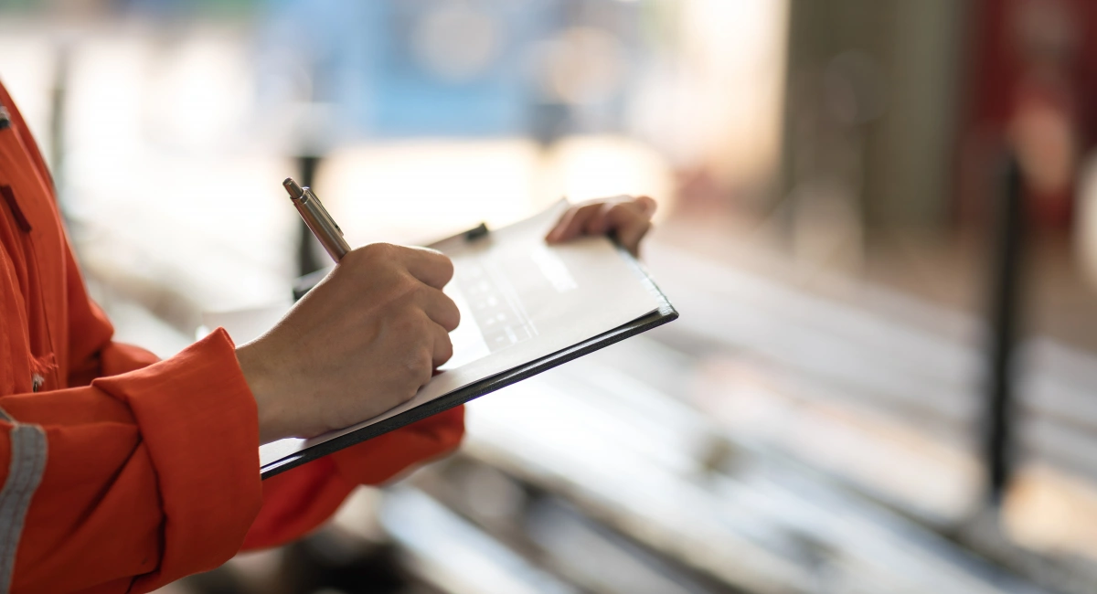 A safety audit inspection