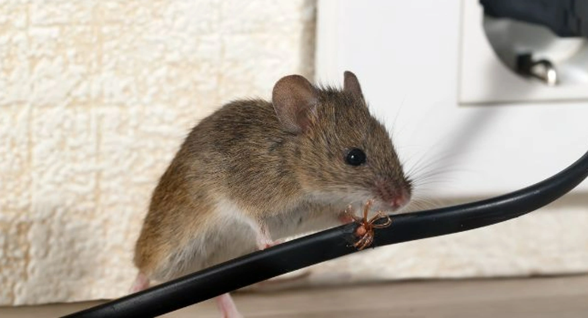Mice can contaminate food with their droppings and damage electrics