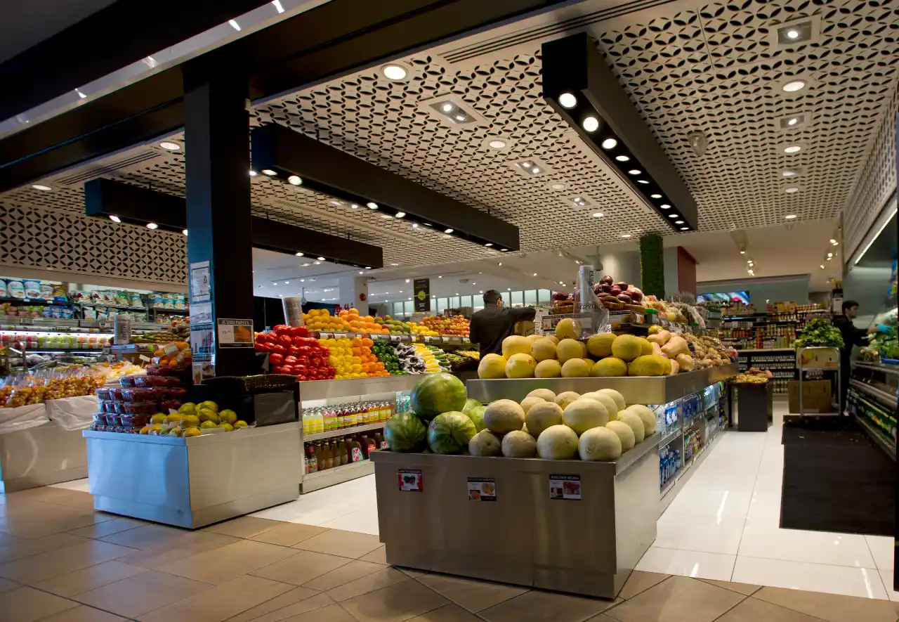 supermarket display