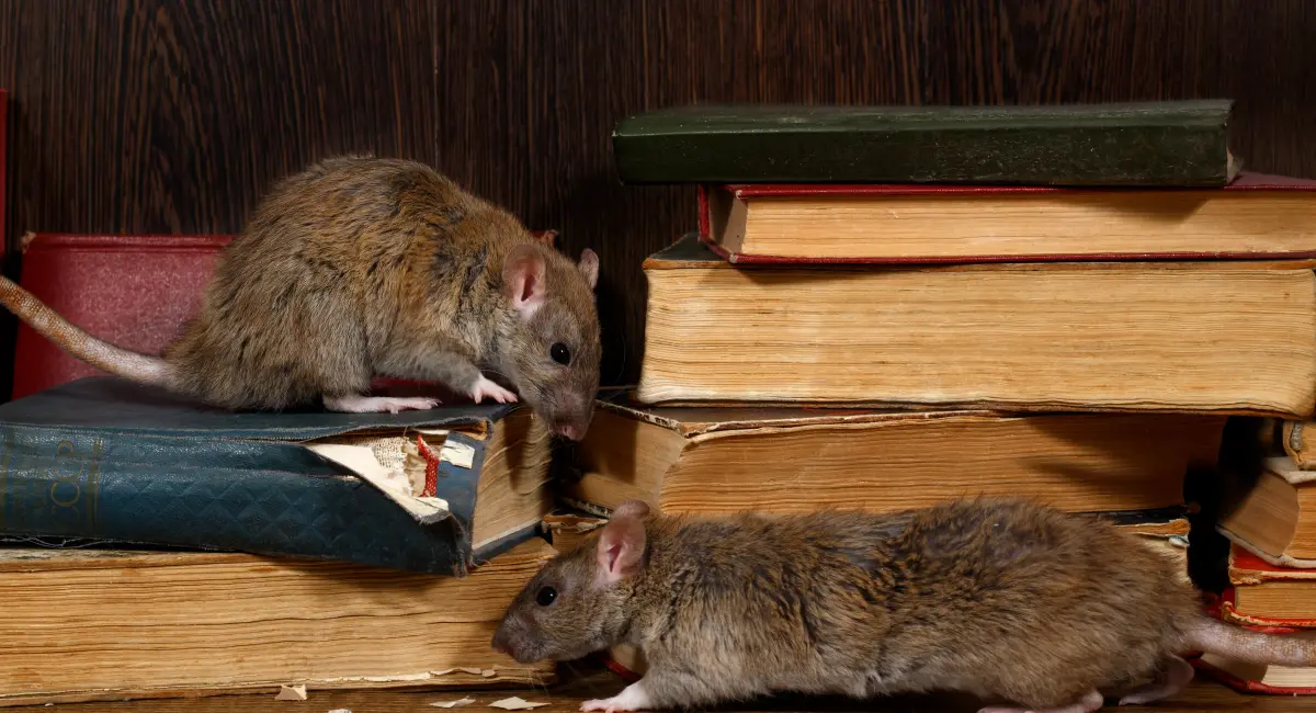 Rats gnaw through organic material contaminating and spreading bacteria along the way