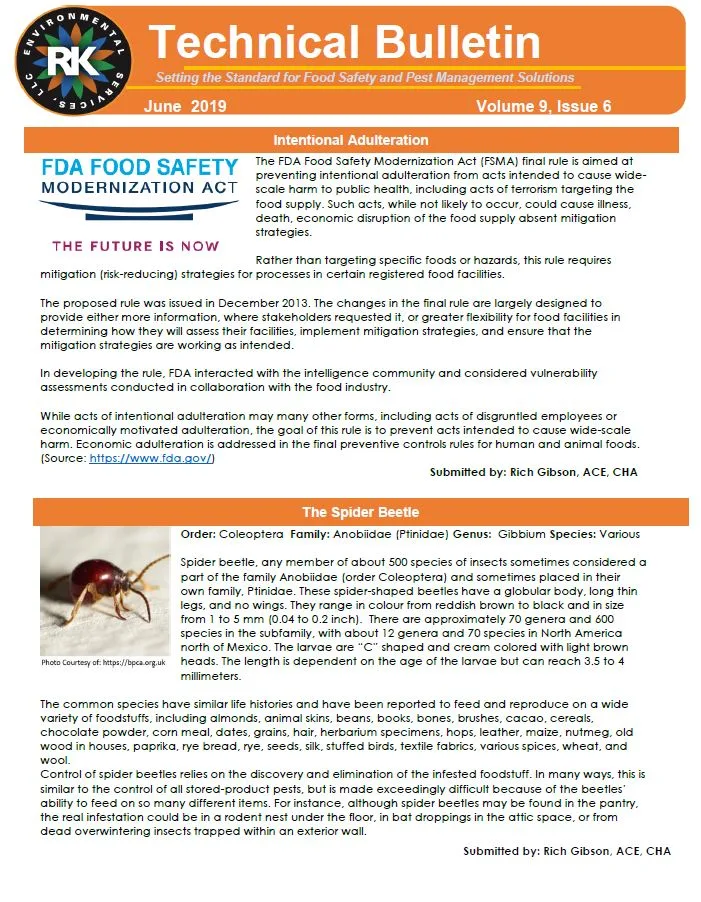RK June 2019 Technical Bulletin