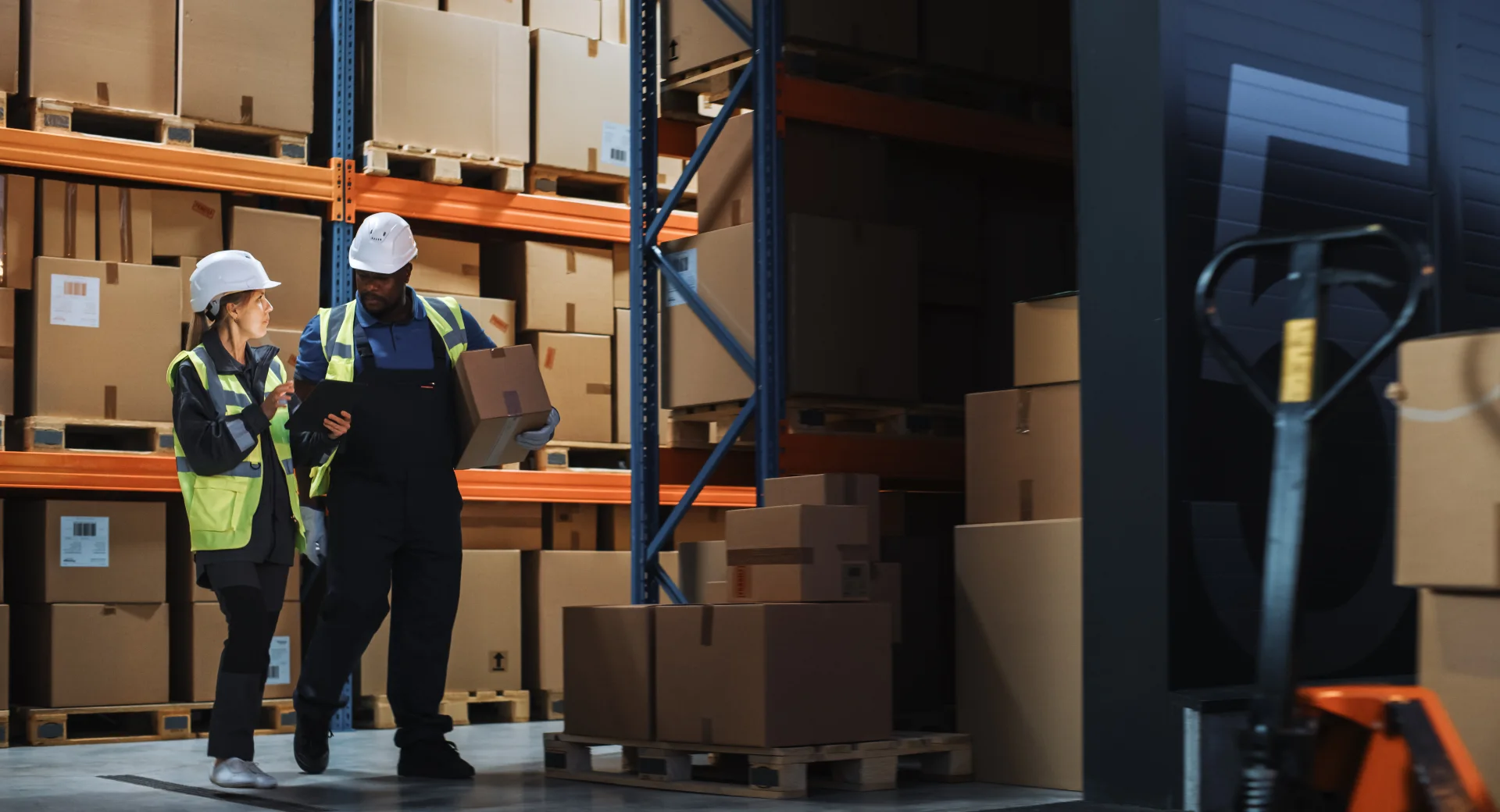Warehouse full of boxes